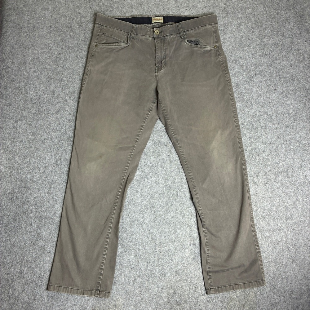 Weatherproof Vintage Mens Gray 38x30 Performance Tech Pants Classic Comfort Work